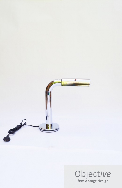 Chrome-Desk-lamp, mid-century-lighting,
