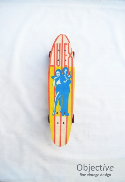 1970’s-Fibreglass-Skateboard, Autex-Fibreglass-Skateboard,