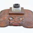 Maori-carving, Maori-inkwell, Maori-carving, first-arts, artificial-curiosities,