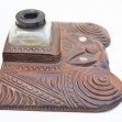 Maori-carving, Maori-inkwell, Maori-carving, first-arts, artificial-curiosities,